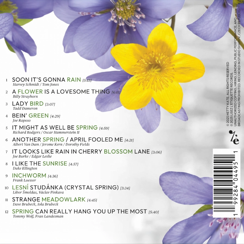 Jazz in Four Seasons: Spring, Vol. 1 Back Cover